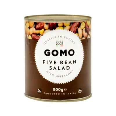 Image of Gomo Five Bean Salad with Sweetcorn 800g x 6