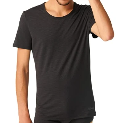 Image of Sloggi Men&#039;s Ever Cool O Neck Shirts, Black, S