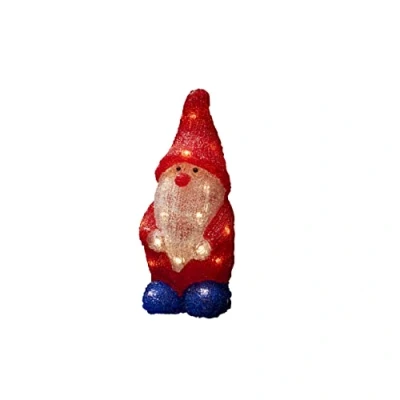Image of Konstsmide LED Figure/Indoor Use (IP20) / Battery Operated/Diodes, Clear/Red, Santa