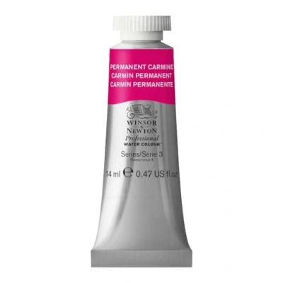 Image of Winsor &amp; Newton 14 ml Tube Professional Water Colour Paint, Permanent Carmine