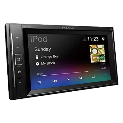 Image of Pioneer DMH A240BT Mechafree 6.2 touchscreen multimedia player with Smartphone Mirroring, Bluetooth, 13 band GEQ, advanced audio features and premium quality, Black