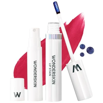 Image of Wonderskin Wonder Blading Lip Stain Peel Off and Reveal Kit Long Lasting, Waterproof Pink Tint, Transfer Proof Natural Makeup (First Kiss)