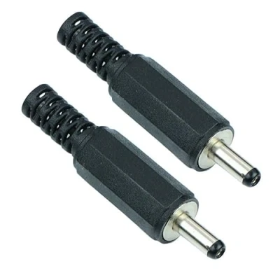 Image of 1.1mm x 3.5mm DC Male Power Plug Jack Connector Laptop (Pack of 2)