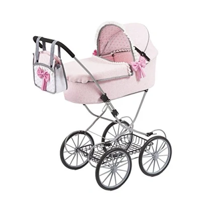Image of CLAUDIO REIG Pram Dolls bebe paseo, Pink (rer12151)
