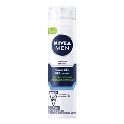 Image of NIVEA FOR MEN Sensitive, Shaving Gel 7 oz
