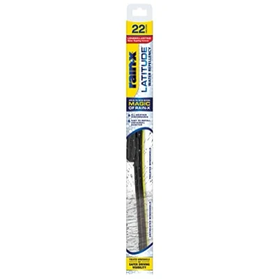 Image of Rain X 5079279 2 Latitude In 1 Water Repellent Wiper Blades, 22 Inch Windshield Wipers (Pack Of 1), Automotive Replacement Blades With Patented Repellency Formula