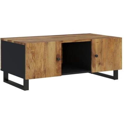 Image of vidaXL Coffee Table 100x54x40 cm Solid Wood Mango&amp;Engineered