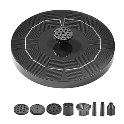 Image of Bird Bath Fountains Small Fountain Bathtub Fountain,2.5W Solar Powered Waterproof Pump for Ponds Swimming Pools Gardens Aquariums Water Features Rianpesn