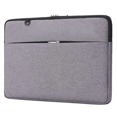 Image of Laptop Tablet Sleeve Case Bag for 15 Inch MacBook/Surface/Ultrabook/Chromebook, with Accessory Bag,Dark Grey,15
