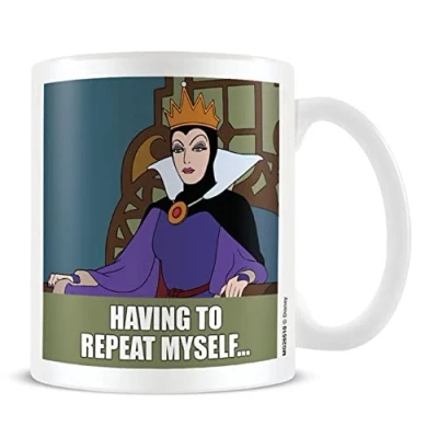 Image of Disney Meme Snow White Mug in Presentation Gift Box (Evil Queen Design) 11oz Ceramic Official Merchandise