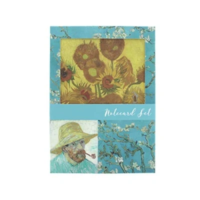 Image of Van Gogh Notecards Gift for her Office Stationery Birthday Presents Women Thank You Cards and envelopes Note