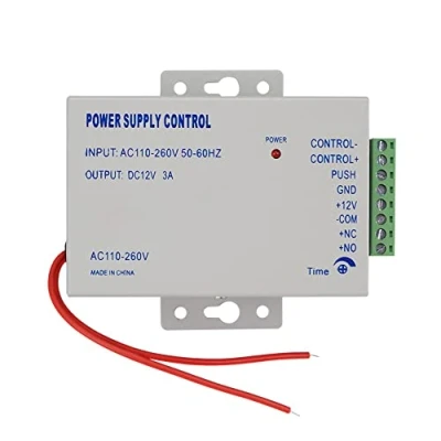 Image of LIBO Smart Home Access Control Power Supply K80 Switch DC 12V 3A/5A AC 110 260V for All Types System Door Lock with Time Delay (K803A)
