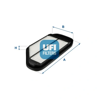 Image of 96827723, J96827723 Air Filter UFI 30.701.00 33mm 156mm 360mm Insert CHEVROLET: Spark