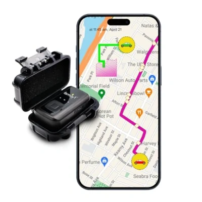 Image of Family1st GPS Tracker Device for Vehicles, Cars, Loved Ones, Up to 30 Day Battery with Waterproof Case Magnetic, Real Time Tracking App. Subscription Needed.