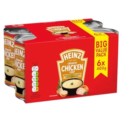 Image of Heinz Cream Of Chicken Soup, 6 x 400 g