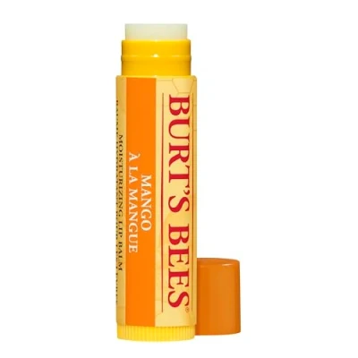 Image of Burt&#039;s Bees Lip Balm Mango, Moisturising With Beeswax &amp; Vitamin E, 100% Natural Origin, 4.25g