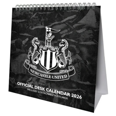 Image of Newcastle United FC, Postcard Easel Desk Calendar 2026