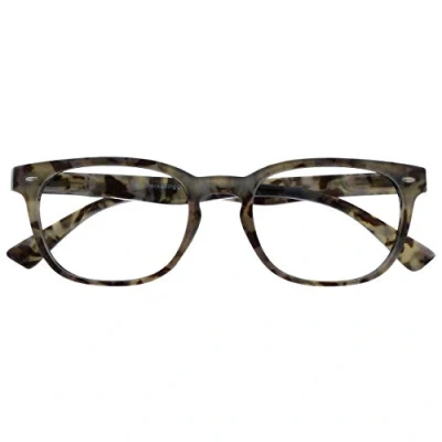 Image of The Reading Glasses Company Grey Tortoiseshell Wrap Readers Gregory Peck Style Mens Womens Spring Hinges R14 7 +1.00