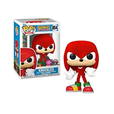 Image of Funko POP! Games #854 Sonic The Hedgehog Limited Edition Flocked Knuckles