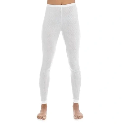 Image of Heatguard Ladies Pointelle Thermal Leggings (UK, Numeric, 14, 16, Regular, White)