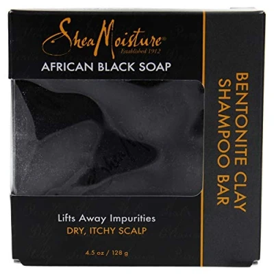 Image of Shea Moisture African Black Soap Bentonite Clay Shampoo Bar