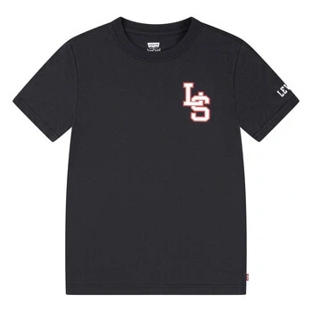 Image of Levi&#039;s Monogram TEE Print Tshirt for kids, Size: 2y, Jet black