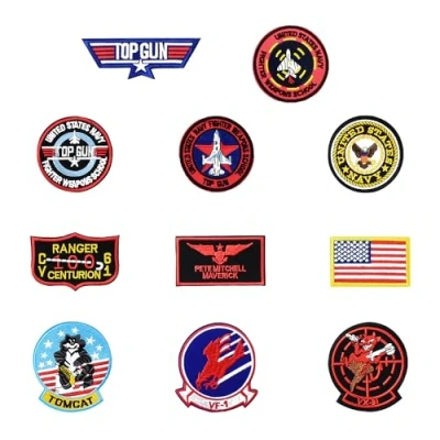 Image of 11 Pieces Iron On Patches, Jacket and Jeans Repair, Clothing Patch Cloth, DIY Clothes, Suitable for Bags, Hats, Etc.