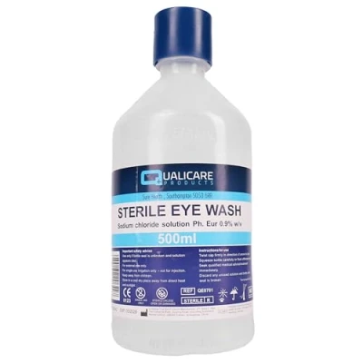 Image of 500ml Eye Wash Solution Sterile Saline Eyewash