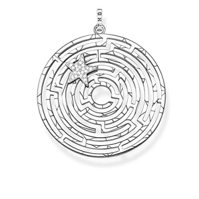 Image of Thomas Sabo Women Pendant Maze Star 925 Sterling Silver PE852 643 14
