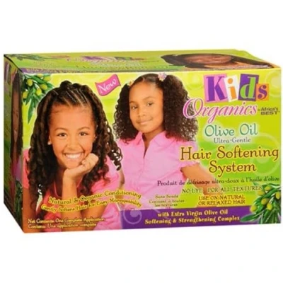 Image of Africas Best Kids Organics Olive Oil Hair Softening System