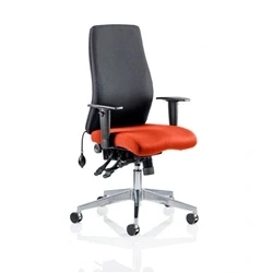 Image of Onyx Bespoke Colour Seat without Headrest Tabasco Orange
