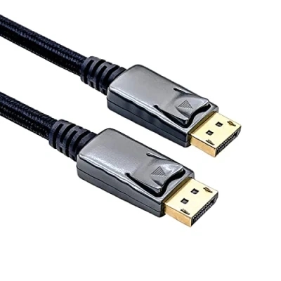 Image of Rotronic Roline 11045880 Cable, DP Male to DisplayPort V1.2 1 m Silver/Black/Metallic