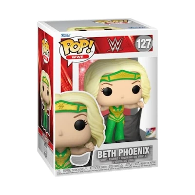 Image of Funko Pop! WWE: Beth Phoenix 1/6 Odds for Rare Chase Variant Collectable Vinyl Figure Gift Idea Official Merchandise Toys Kids &amp; Adults Sports Fans Model Collectors , Multicolor