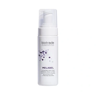 Image of Biotrade Melabel Lightening Cleansing Face Foam 150 ml Removes Oiliness and Impuritie Evens the Overall Skin Tone Tightens Clears Pores