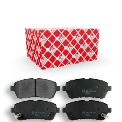 Image of 5581052R20, 5581052R21, 5581052R50, 5581052R51, 5581071L51 Brake pad set FEBI BILSTEIN 170652 Front Axle with acoustic wear warning SUZUKI: SWIFT 5