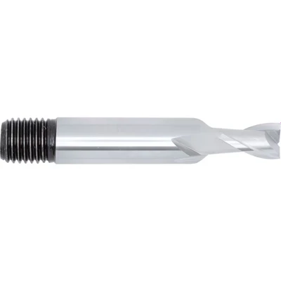 Image of Sherwood 8.00MM HSS 2 Flute Threaded Shank Short Series Slot Drill