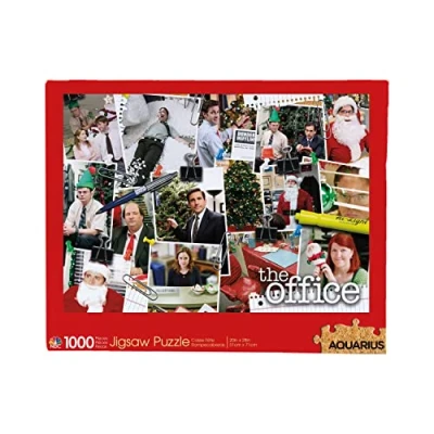 Image of AQUARIUS The Office Puzzle (1000 Piece Jigsaw Puzzle) Glare Free Precision Fit Officially Licensed Merchandise &amp; Collectibles 20 x 28 Inches