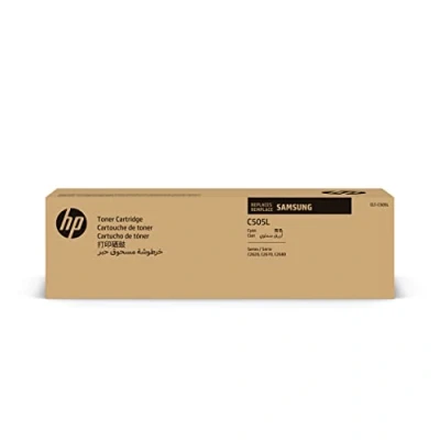 Image of Samsung SU035A CLT C505L High Yield Toner Cartridge, Cyan, Pack of 1