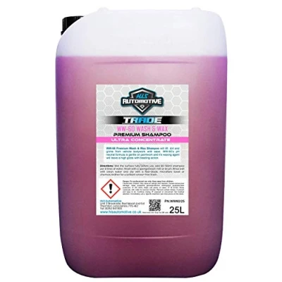 Image of HLS Automotive Trade WW 60 Wash &amp; Wax Car Shampoo 25L