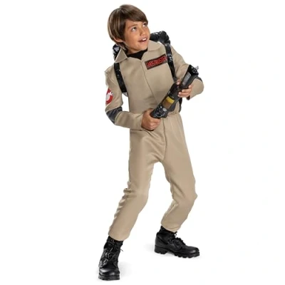Image of Disguise 164249K 20L Ghostbusters Movie 2024 Classic Fancy Dress Costume, Unisex Children, 7 8Y