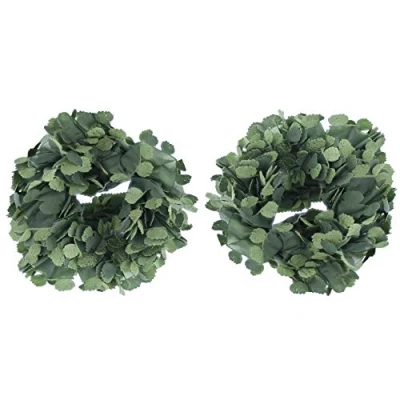 Image of Zac&#039;s Alter Ego Set of 2 Soft Chiffon Ruffle Hair Scrunchies with Flower Ends