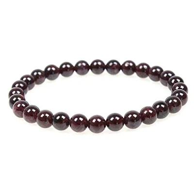 Image of MJDCB 6mm Natural Garnet Beads Bracelet Healing Crystals Bracelets