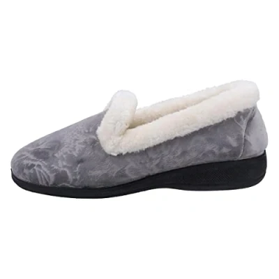 Image of Fleet &amp; Foster Adelaide MEMORY FOAM Womens Grey Size UK 4
