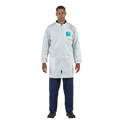Image of Ansell 2000 Standard Lab Coat Bound Model 209 Size L Protective Suits