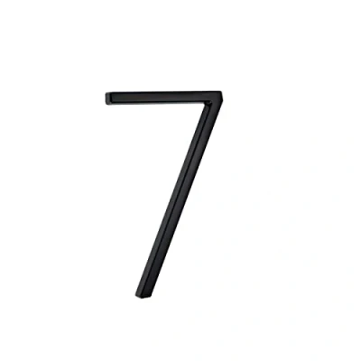 Image of Floating house numbers height 6in(15.5cm) black door sign large numbers,house signs (7)