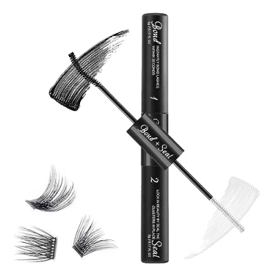 Image of Lash Bond And Seal Eyelash Glue,Cluster Glue For Individual Cluster Extensions,Long Lasting Strong Hold Waterproof 2 In 1 Extensions