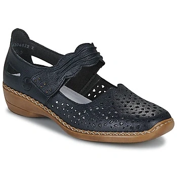 Image of Rieker Women&#039;s 41399 Ballet Flats, Blau (Royal / 14), 6 UK