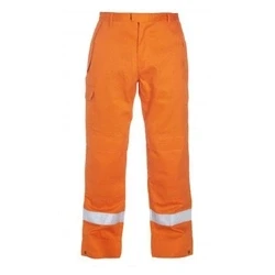 Image of Meddo Multi Cvc Flame Retardant Anti Static Trouser Orange 36