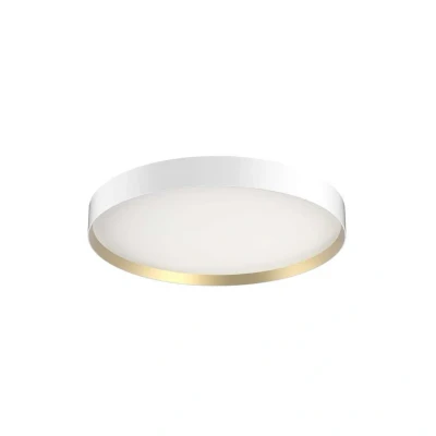 Image of LOOM DESIGN LED ceiling light Lucia, white/gold coloured Ø 60 cm