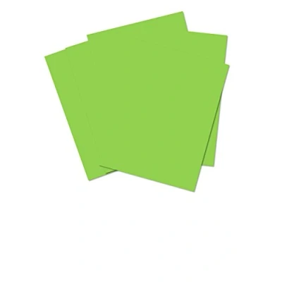 Image of House of Card &amp; Paper A4 210 x 297 mm 80 gsm Smooth Calendared Lime Green (Pack 100 Sheets)